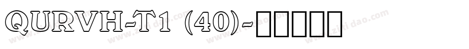 QURVH-T1 (40)字体转换
